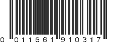 UPC 011661910317