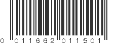 UPC 011662011501