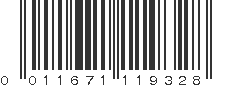 UPC 011671119328