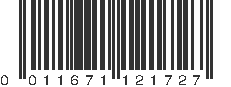 UPC 011671121727