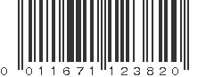 UPC 011671123820