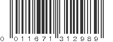 UPC 011671312989