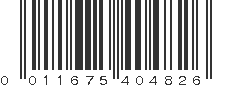 UPC 011675404826