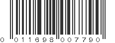 UPC 011698007790