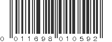 UPC 011698010592