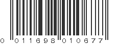 UPC 011698010677