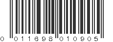 UPC 011698010905