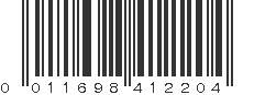 UPC 011698412204