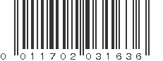 UPC 011702031636