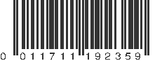 UPC 011711192359