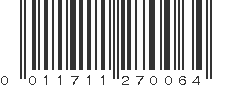 UPC 011711270064