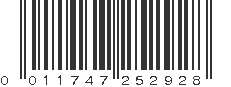 UPC 011747252928