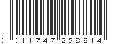 UPC 011747258814