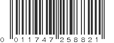 UPC 011747258821