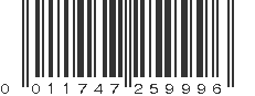 UPC 011747259996