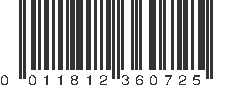 UPC 011812360725