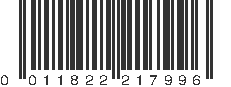 UPC 011822217996