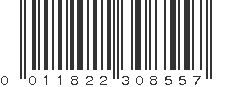 UPC 011822308557