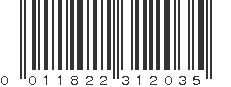 UPC 011822312035