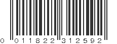 UPC 011822312592