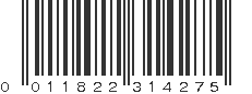 UPC 011822314275