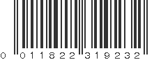 UPC 011822319232