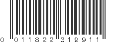 UPC 011822319911