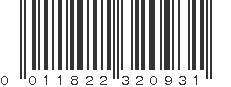 UPC 011822320931