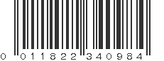 UPC 011822340984