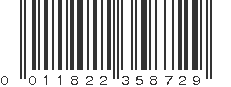 UPC 011822358729