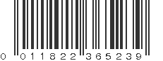 UPC 011822365239