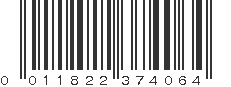 UPC 011822374064