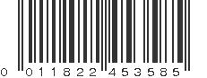 UPC 011822453585