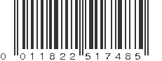 UPC 011822517485