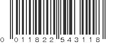 UPC 011822543118