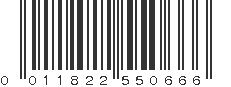 UPC 011822550666