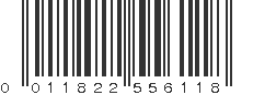 UPC 011822556118