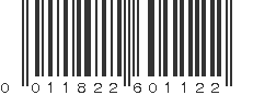 UPC 011822601122