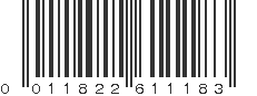 UPC 011822611183