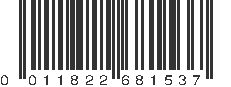 UPC 011822681537