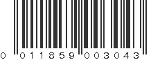 UPC 011859003043