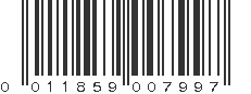 UPC 011859007997