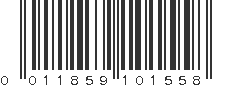 UPC 011859101558