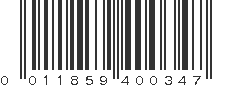 UPC 011859400347