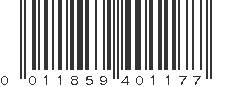 UPC 011859401177