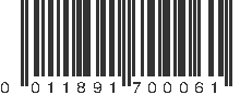 UPC 011891700061