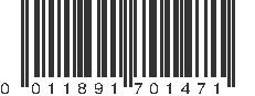 UPC 011891701471