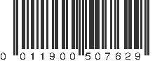 UPC 011900507629