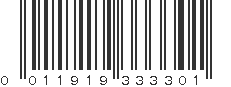 UPC 011919333301