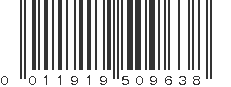 UPC 011919509638